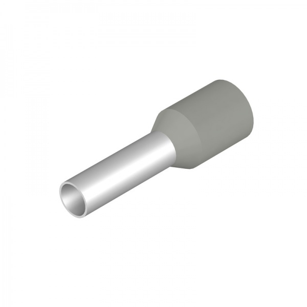 9026010000 WEIDMULLER Кабельный наконечник, изолированный, 4 mm², Длина зачистки изоляции: 12 mm, серый