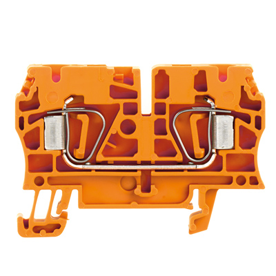 1636830000 WEIDMULLER Проходная клеммная колодка, Пружинное соединение, 4 mm², 800 V, 32 A, Количество соединений: 2