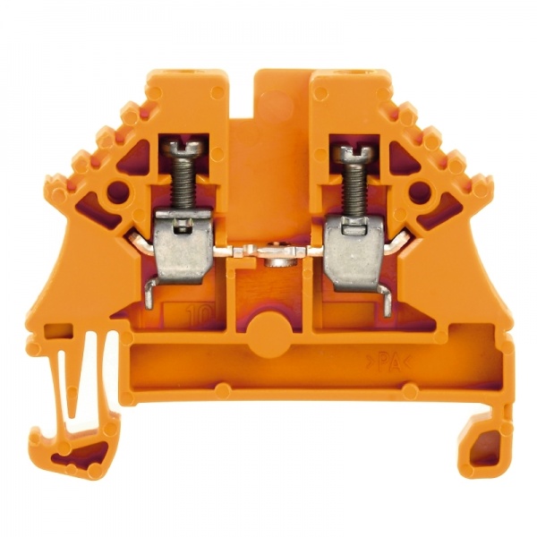 1023760000 WEIDMULLER Проходная клеммная колодка, Винтовое соединение, 2.5 mm², 500 V, 24 A, Количество соединений: 2