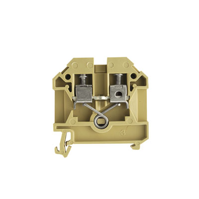 9501160000 WEIDMULLER Проходная клеммная колодка, Винтовое соединение, 4 mm², 690 V, 32 A, Количество соединений: 2
