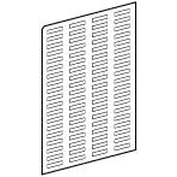 ZBY4100 Schneider Electric ЛИСТЫ С 76 МАРКИРОВКАМИ D22 8 X 27 MM