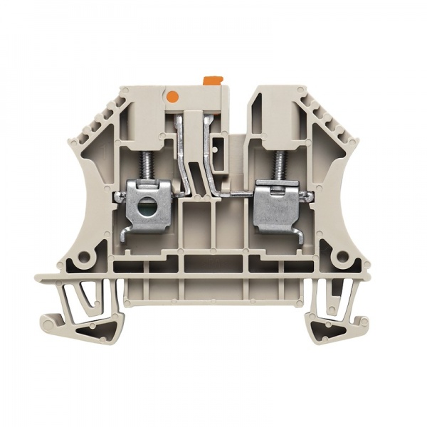 7910210000 WEIDMULLER Клемма для проведения проверок, Винтовое соединение, 4 mm², 400 V, 32 A, поворотный, Поперечное разделение: без, встроенное испытательное гнездо: Да,