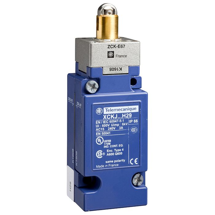 XCKJ390559H29EX Schneider Electric КОРПУС КОНЦ. ВЫКЛЮЧАТЕЛЯ, МЕТАЛЛ. XCKJ390559H29EX