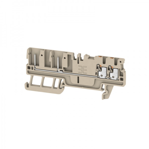2482200000 WEIDMULLER Проходная клеммная колодка, PUSH IN, 1.5 mm², 500 V, 17.5 A, Количество соединений: 4