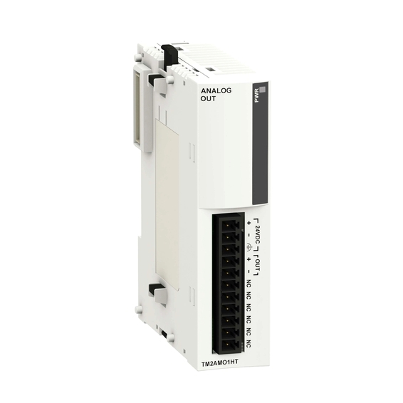 TM2AMO1HT Schneider Electric МОДУЛЬ АНАЛОГ 1ВЫХ 0-10В/4-20МА 12БИТ