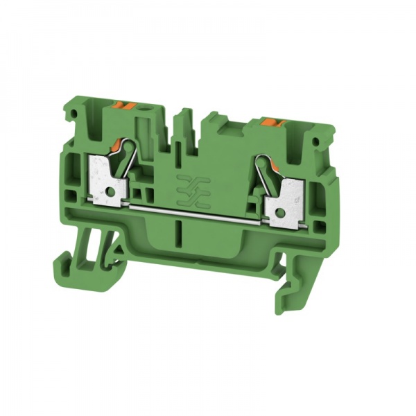 1521950000 WEIDMULLER Проходная клеммная колодка, PUSH IN, 2.5 mm², 800 V, 24 A, Количество соединений: 2