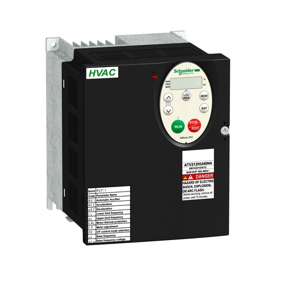 ATV212HU40N4 Schneider Electric ПРЕОБР ЧАСТОТЫ ATV212 4КВТ 480В IP21 (max 48)