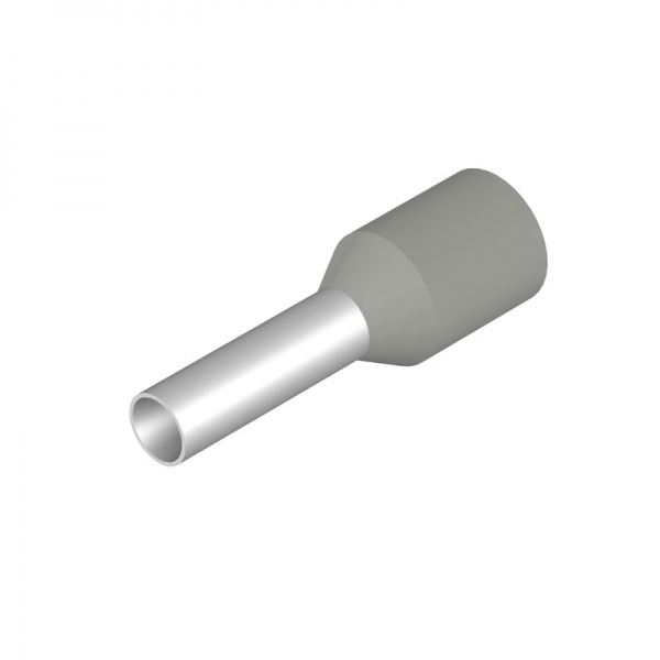 9021070000 WEIDMULLER Кабельный наконечник, изолированный, 2.5 mm², Длина зачистки изоляции: 10 mm, серый