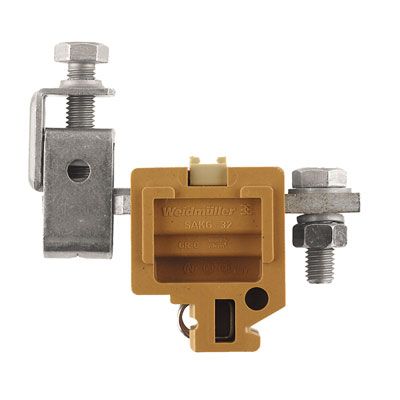 0286620000 WEIDMULLER Проходная клеммная колодка, Винтовое соединение, 50 mm², 1000 V, 150 A, Количество соединений: 1