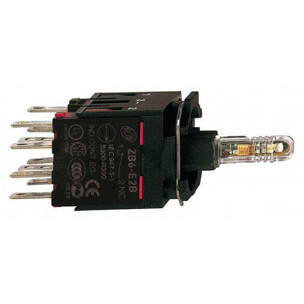 ZB6ZB65B Schneider Electric КОРПУС КНОП. С ПОДСВ. НО/НЗ ФАСТОН ZB6ZB65B