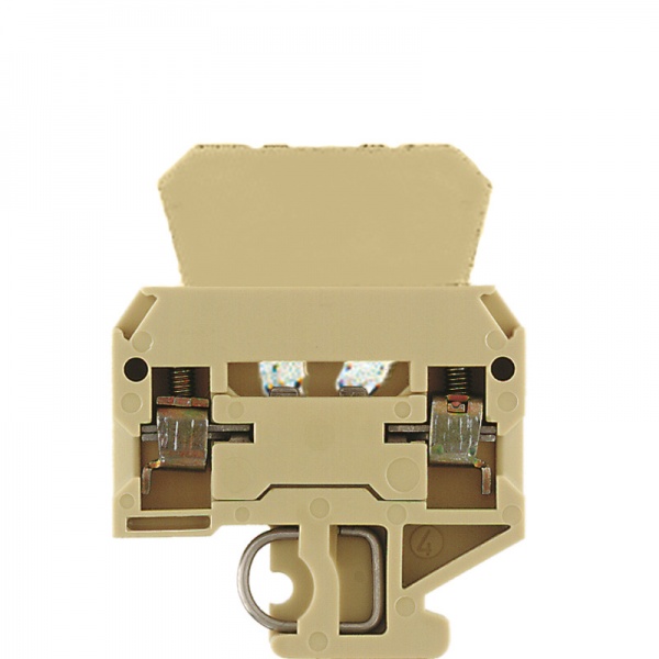 0413060000 WEIDMULLER Клемма для проведения проверок, Винтовое соединение, 4 mm², 250 V, 10 A, втычной, Поперечное разделение: без, встроенное испытательное гнездо: Нет, TS
