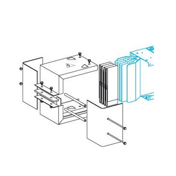 KTB0164FA Schneider Electric КОНЦЕВАЯ ЗАГЛУШКА H164, 1600А
