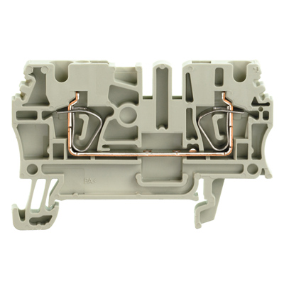 1683310000 WEIDMULLER Проходная клеммная колодка, Пружинное соединение, 2.5 mm², 800 V, 24 A, Количество соединений: 2