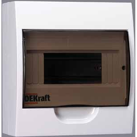 31010DEK DEKraft Корпус пласт. навесной 8 модулей, IP41, ЩРН-П-8 DEK