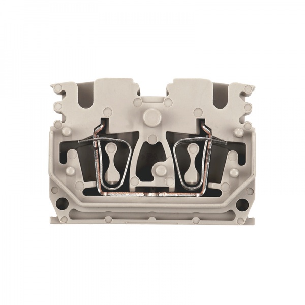 1704540000 WEIDMULLER Проходная клеммная колодка, Пружинное соединение, 2.5 mm², 800 V, 24 A, Количество соединений: 4