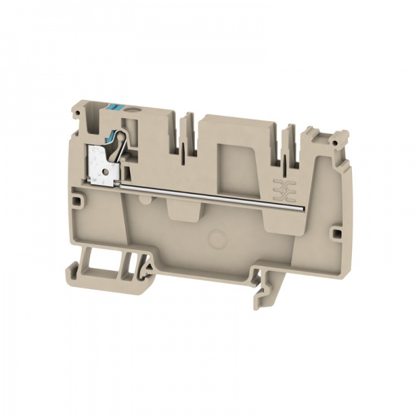 2428960000 WEIDMULLER Проходная клеммная колодка, PUSH IN, 4 mm², 250 V, 32 A, Количество соединений: 1