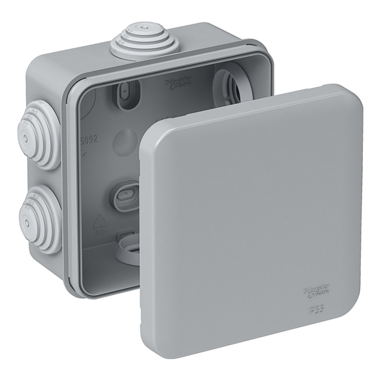IMT350921 Schneider Electric КОРОБКА РАСПРЕДЕЛИТЕЛЬНАЯ ОТКРЫТОЙ УСТАНОВКИ 85X85X40 DIY