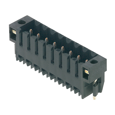 1045040000 WEIDMULLER Вставной разъем печатной платы (соединение с платой), 3.50 mm, Количество полюсов: 12, Угол вывода: 180°