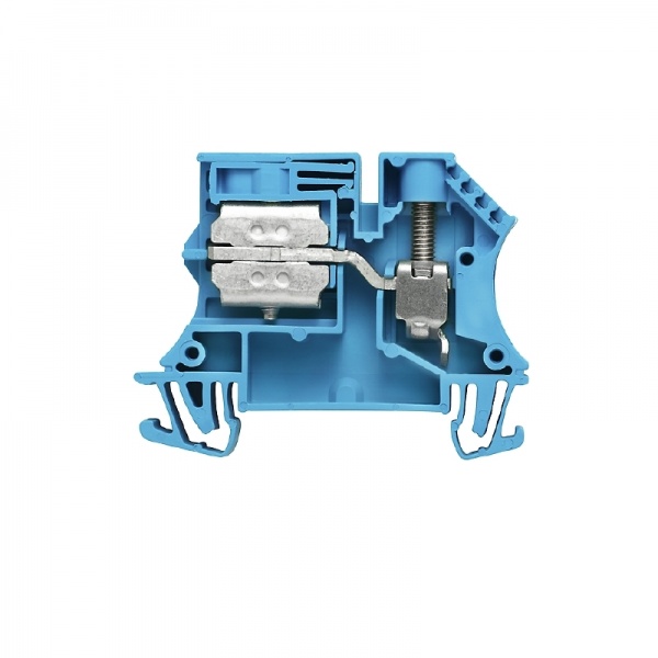 1010980000 WEIDMULLER Клемма для проведения проверок, Соединение с шиной, 10 mm², 400 V, 57 A, скользящий, Поперечное разделение: без, TS 35, синий