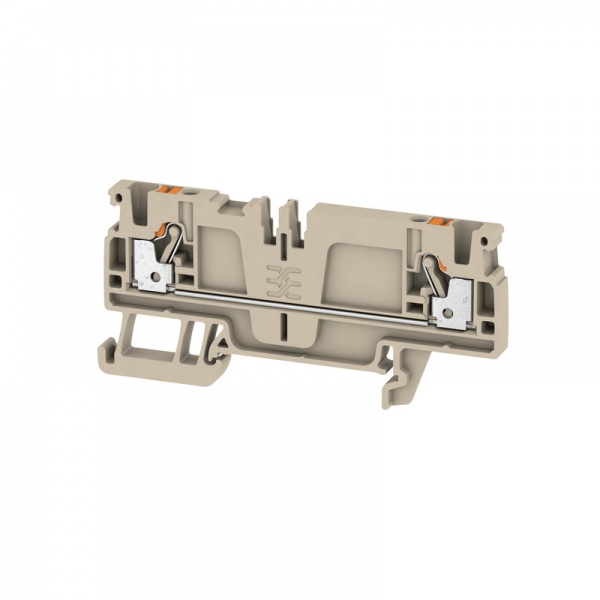 1989900000 WEIDMULLER Проходная клеммная колодка, PUSH IN, 2.5 mm², 800 V, 24 A, Количество соединений: 2