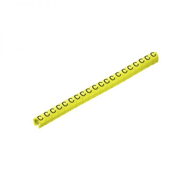 0648101661 WEIDMULLER Система кодирования кабелей, 3 - 4 mm, 5.5 mm, Напечатанные символы: Буквы, прописные, M, ПВХ, мягкий, не содержит кадмия, желтый
