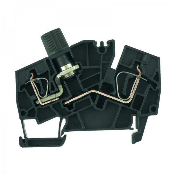 1820930000 WEIDMULLER Клемма с предохранителем, Пружинное соединение, Предохранитель - плавкая вставка, без светодиода, для вставной перемычки, с одной стороны открыт, Пруж