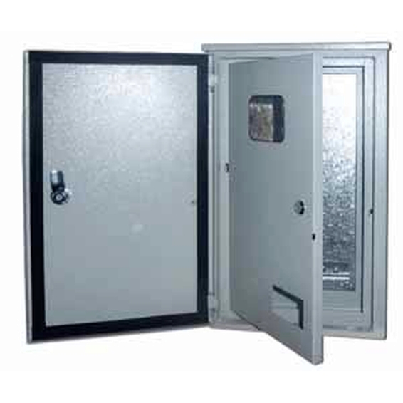 30411DEK DEKraft Корпус мет. учет. нав. 520х310х150, 3-ф., 2дв., 9 мод., IP54