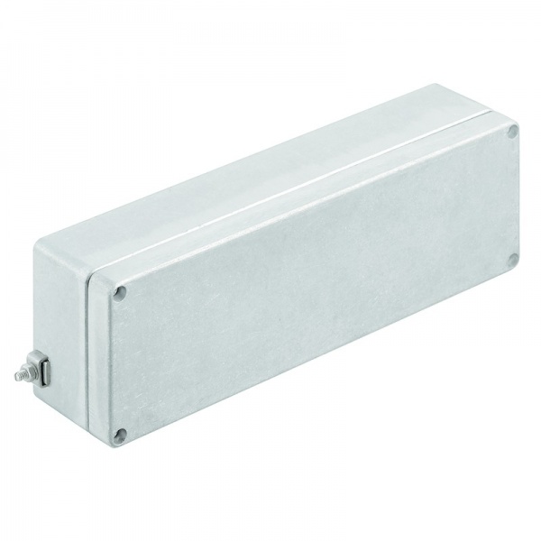 9526900000 WEIDMULLER Взрывозащищенный металлический корпус, 250 x 80 x 55 mm, необработанный, Фланцевая пластина: Нет, Винты M4 Torx со шлицем, нержавеющая сталь