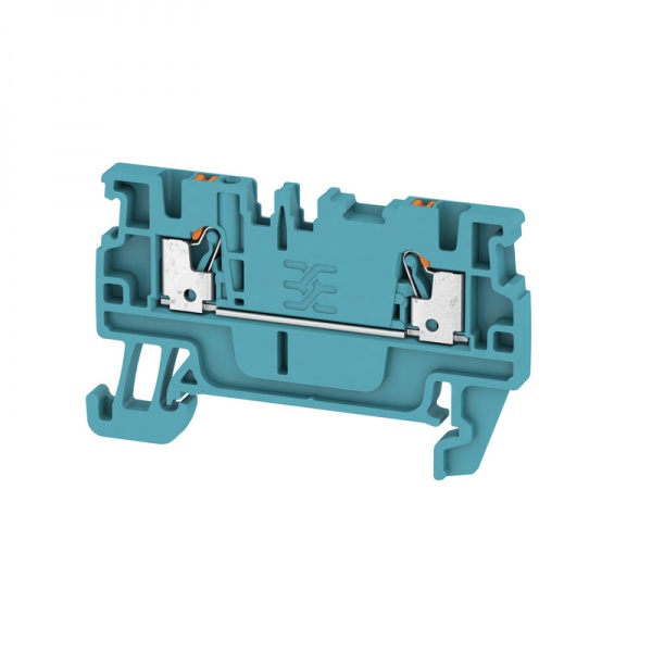 1552820000 WEIDMULLER Проходная клеммная колодка, PUSH IN, 1.5 mm², 500 V, 17.5 A, Количество соединений: 2
