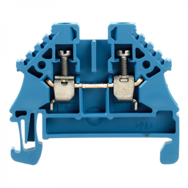 1040880000 WEIDMULLER Проходная клеммная колодка, Винтовое соединение, 2.5 mm², 500 V, 24 A, Количество соединений: 2