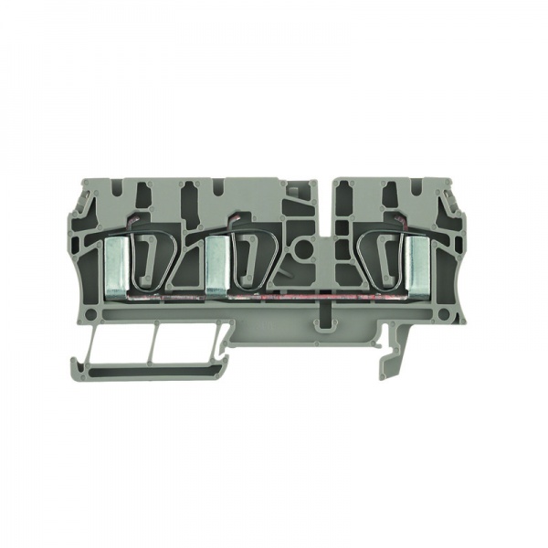 7904180000 WEIDMULLER Проходная клеммная колодка, Пружинное соединение, 4 mm², 800 V, 32 A, Количество соединений: 3