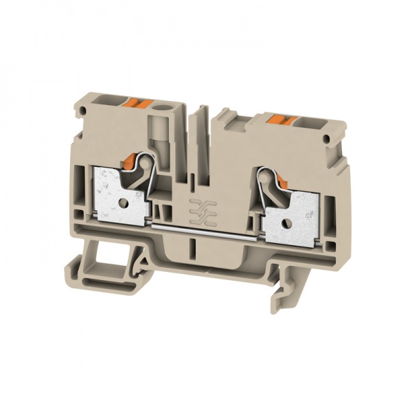 1992110000 WEIDMULLER Проходная клеммная колодка, PUSH IN, 6 mm², 800 V, 41 A, Количество соединений: 2