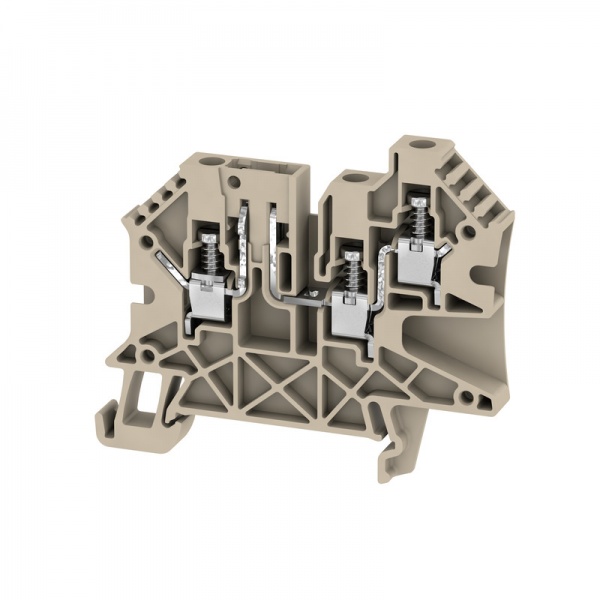 2436400000 WEIDMULLER Клемма для проведения проверок, Винтовое соединение, 4 mm², 500 V, 27 A, без, Поперечное разделение: без, встроенное испытательное гнездо: Нет, TS 35,