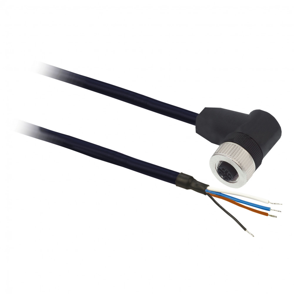 КОННЕКТОР М12, С КАБЕЛЕМ 5М, 4 PIN