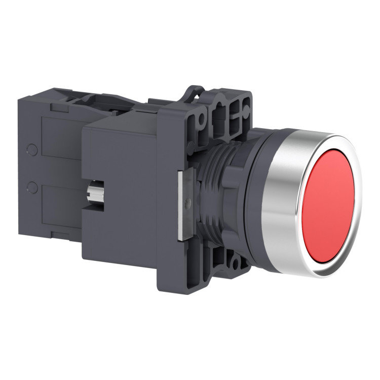 XA2EW34B2 Schneider Electric КНОП.СПОДСВ.,СLED,24В.,КРАСН.,1НЗ