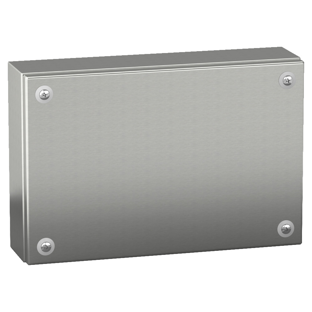 КЛЕММНАЯ КОРОБКА ЦЕЛЬНОМЕТАЛЛИЧЕСКАЯ IP66 SBX 200x300x80 НЕРЖАВЕЮЩАЯ СТАЛЬ
