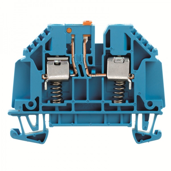 7910280000 WEIDMULLER Клемма для проведения проверок, Винтовое соединение, 4 mm², 500 V, 32 A, поворотный, Поперечное разделение: без, встроенное испытательное гнездо: Нет,