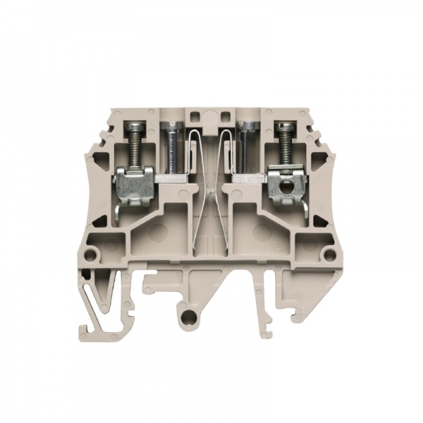 1881650000 WEIDMULLER Клемма для проведения проверок, Винтовое соединение, 4 mm², 500 V, 10 A, втычной, Поперечное разделение: без, встроенное испытательное гнездо: Да, TS