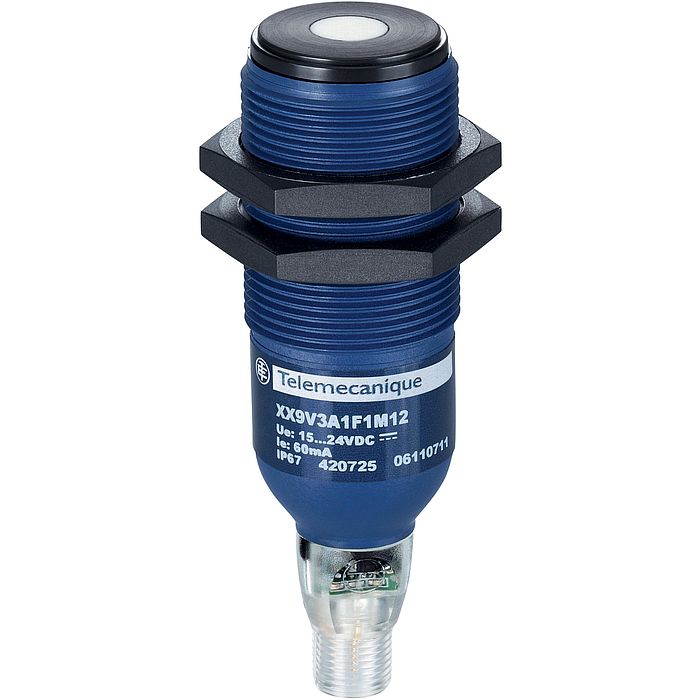 XXBV3A1PAM12 Schneider Electric УЛЬТРАЗВ. ДАТЧИК, М30, 1 М, НЗ, КОННЕКТОР М13