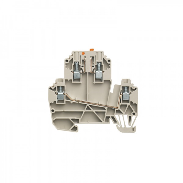1247290000 WEIDMULLER Клемма для проведения проверок, Винтовое соединение, 2.5 mm², 690 V, 24 A, поворотный, Поперечное разделение: без, встроенное испытательное гнездо: Не