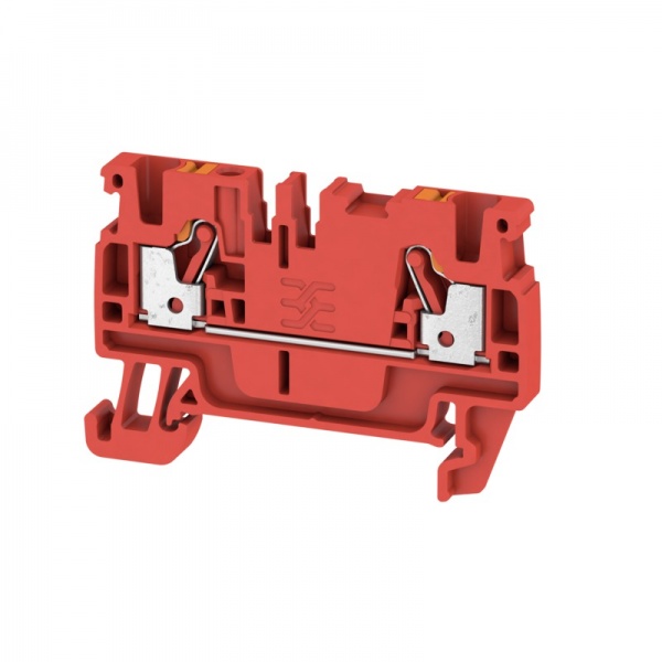 1521900000 WEIDMULLER Проходная клеммная колодка, PUSH IN, 2.5 mm², 800 V, 24 A, Количество соединений: 2