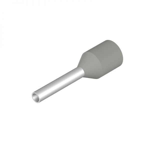 9028580000 WEIDMULLER Кабельный наконечник, изолированный, 0.75 mm², Длина зачистки изоляции: 10 mm, серый