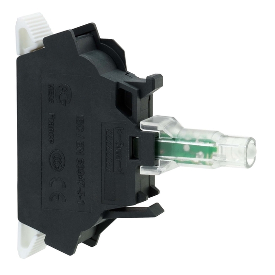 ZBVB3 Schneider Electric СВЕТОДИОДН. БЛОК. 24В ВИНТ. КРЕПЛ. ZBVB3