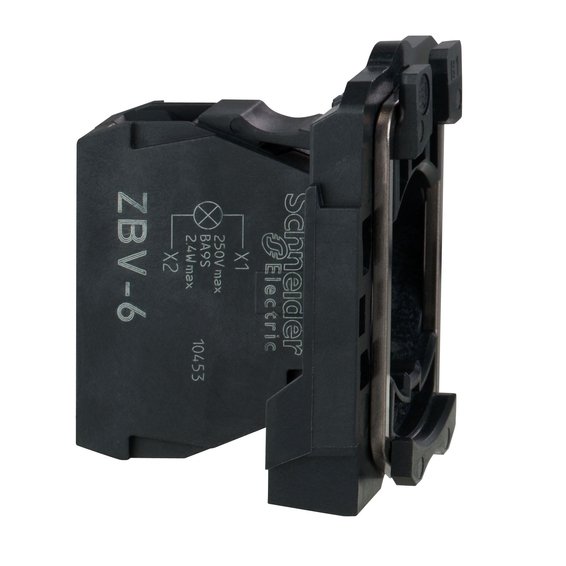 ZBV6 Schneider Electric СИГН. БЛОК ДО 250В С КЛЕМ. ЗАЖ.