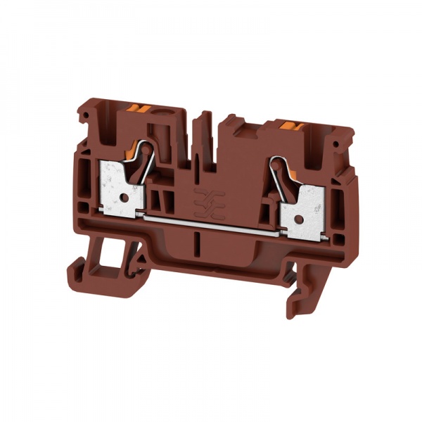 2534370000 WEIDMULLER Проходная клеммная колодка, PUSH IN, 4 mm², 800 V, 32 A, Количество соединений: 2