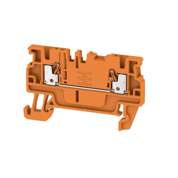 1552830000 WEIDMULLER Проходная клеммная колодка, PUSH IN, 1.5 mm², 500 V, 17.5 A, Количество соединений: 2