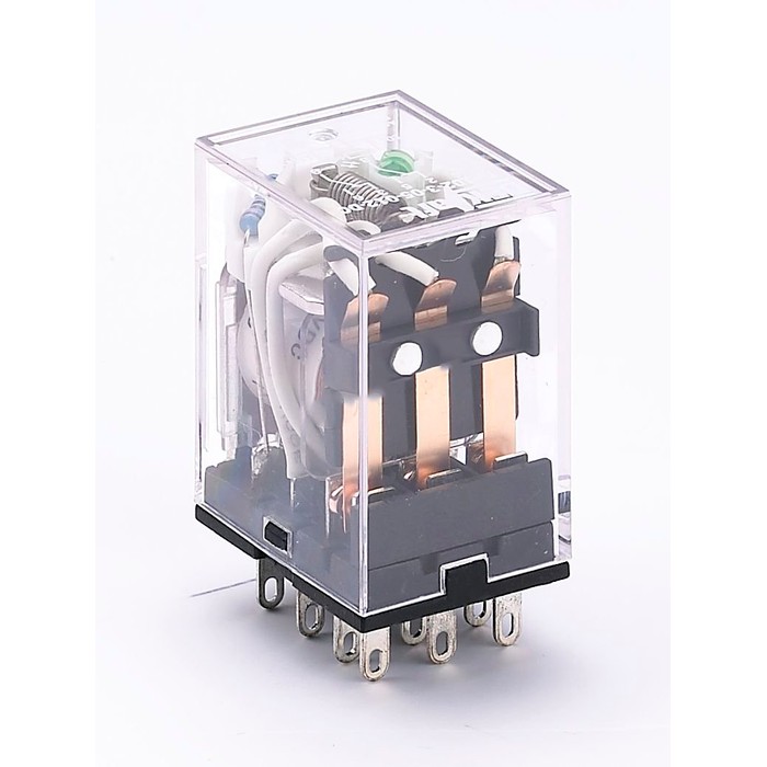 23222DEK DEKraft Промежуточное реле 3 конт. с инд. LED 5А 12В AC ПР-1