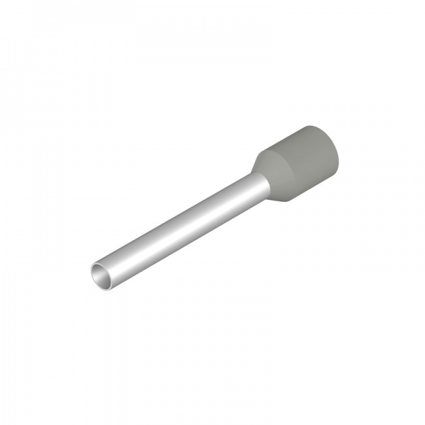 9021090000 WEIDMULLER Кабельный наконечник, изолированный, 2.5 mm², Длина зачистки изоляции: 20 mm, серый