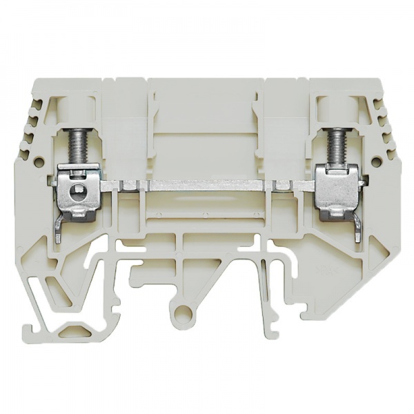 1019730000 WEIDMULLER Клемма для проведения проверок, Винтовое соединение, 6 mm², 630 V, 41 A, без, Поперечное разделение: без, встроенное испытательное гнездо: Нет, TS 32,