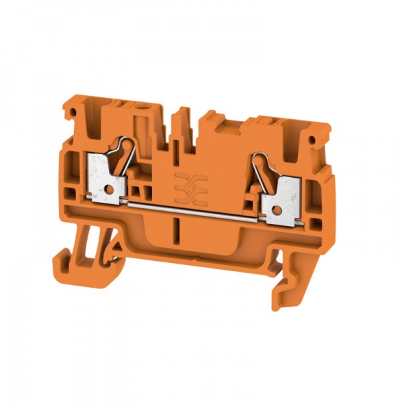 1521930000 WEIDMULLER Проходная клеммная колодка, PUSH IN, 2.5 mm², 800 V, 24 A, Количество соединений: 2